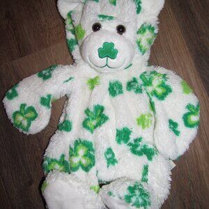 Build A Bear Unstuffed Skin - Y2K Lots O'Luck Teddy St. Patrick's Day 2007 Green